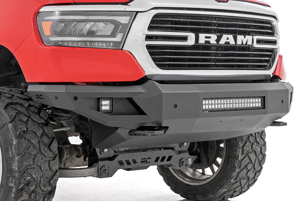 Front Bumper w/Skid Plate & Tow Hooks | Ram 1500 2WD/4WD (2019-2024)