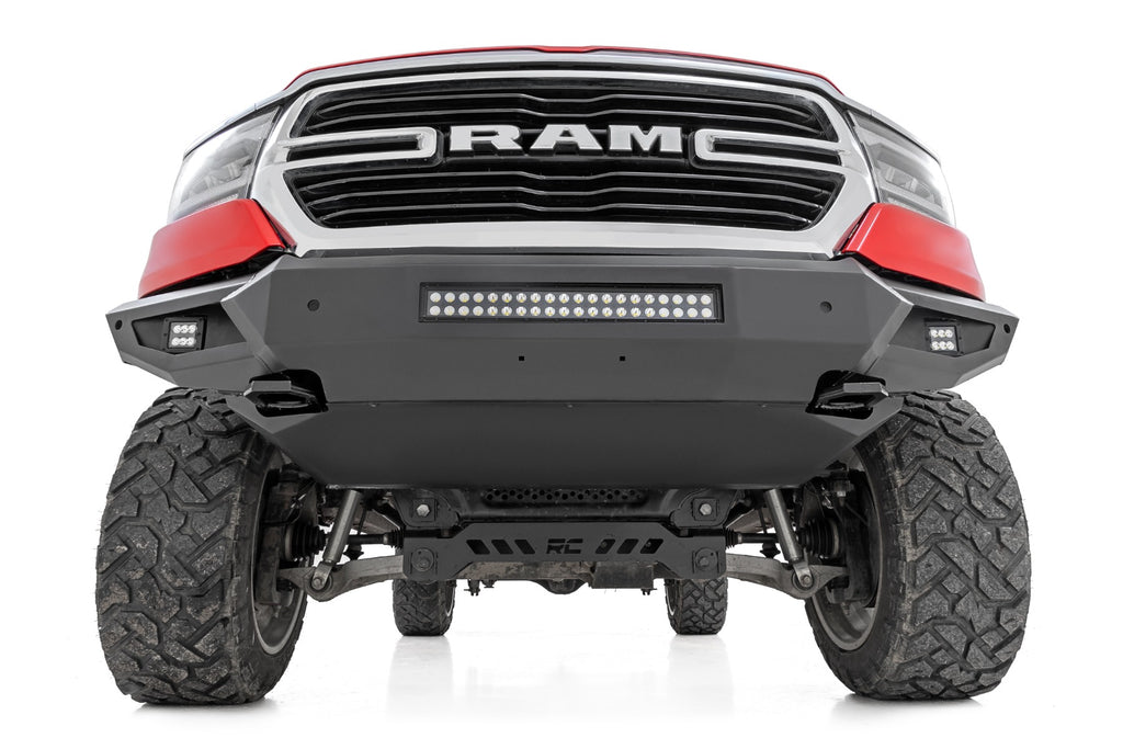 Front Bumper w/Skid Plate & Tow Hooks | Ram 1500 2WD/4WD (2019-2024)