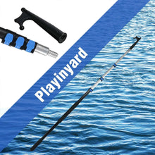 Load image into Gallery viewer, 8ft/12ft Aluminum Extendable Telescopic Boat Hook For Docking, Black/Silver
