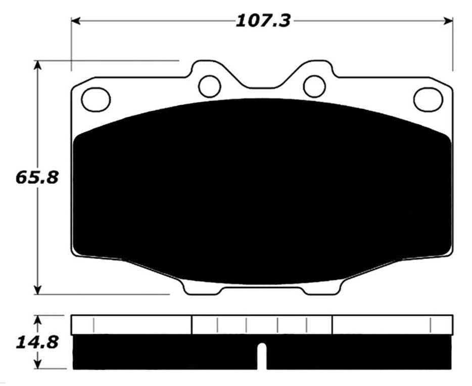 Porterfield Brake Pads for 1986 TOYOTA 4RUNNER