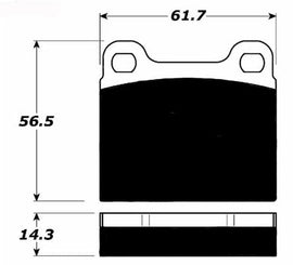 Porterfield Brake Pads for 1977 PORSCHE 911 