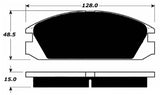 Porterfield Brake Pads for 1989 ACURA INTEGRA