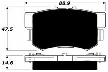 Load image into Gallery viewer, Porterfield Brake Pads for 1991 HONDA ACCORD Sedan - Akebono Front Caliper R/Disc
