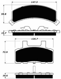 Porterfield Brake Pads for 1989 CHEVROLET C1500 2WD Std Cab Std Ch
