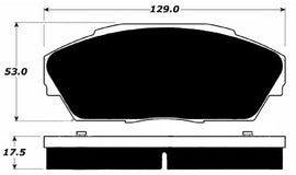 Porterfield Brake Pads for 1992 ACURA INTEGRA