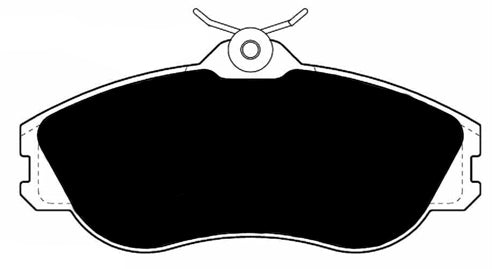 Porterfield Brake Pads for 1991 AUDI V8 Quattro Girling F/Calipers