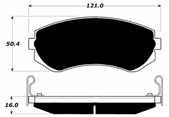 Porterfield Brake Pads for 1995 NISSAN 240SX w/ABS