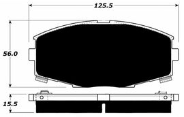 Porterfield Brake Pads for 1991 TOYOTA SUPRA