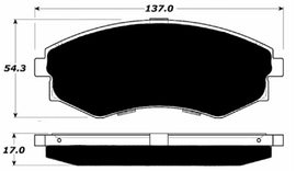 Porterfield Brake Pads for 1991 NISSAN 240SX w/ABS