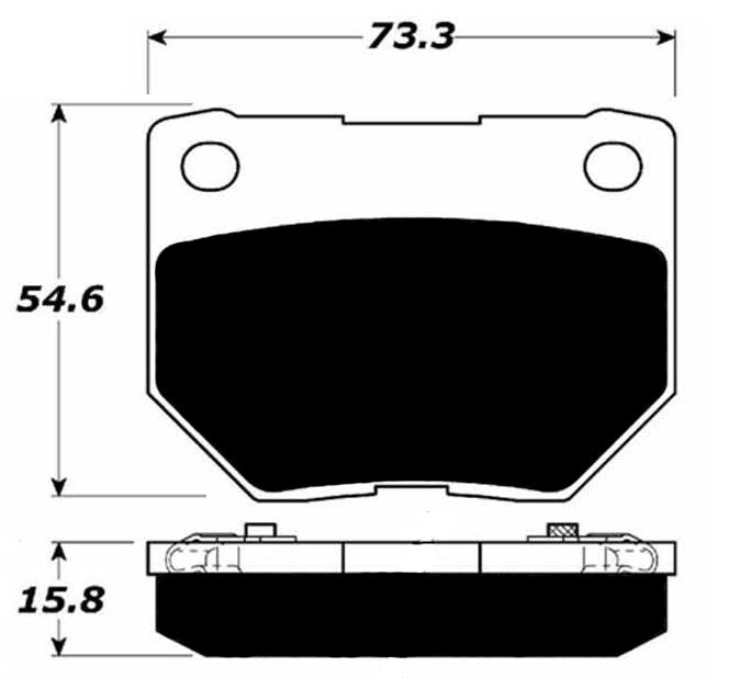Porterfield Brake Pads for 1991 NISSAN 300ZX