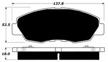 Load image into Gallery viewer, Porterfield Brake Pads for 1991 HONDA ACCORD Sedan - Akebono Front Caliper R/Disc