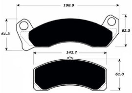 Porterfield Brake Pads for 1989 MERCURY MARQUIS Full Size Police
