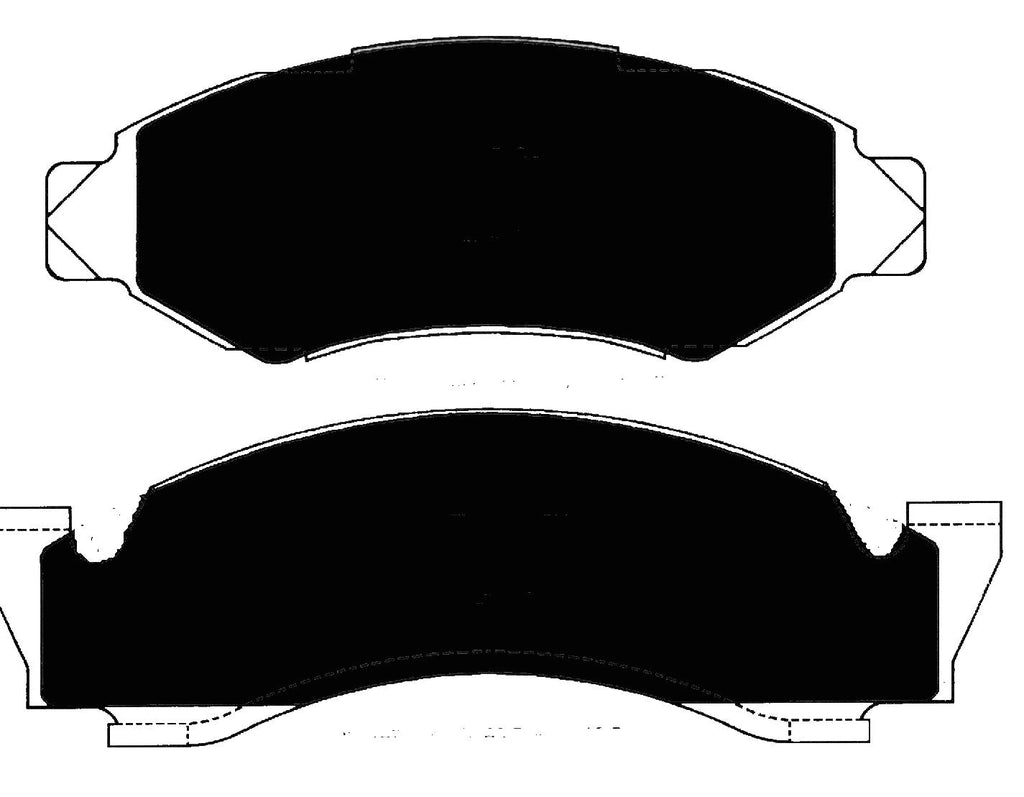 Porterfield Brake Pads for 1977 FORD BRONCO