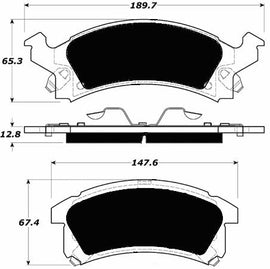 Porterfield Brake Pads for 1995 CHEVROLET CAVALIER