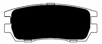 Porterfield Brake Pads for 1995 MITSUBISHI Montero V6