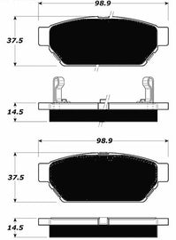 Porterfield Brake Pads for 1994 MITSUBISHI Mirage
