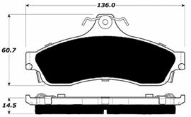 Porterfield Brake Pads for 1995 CHEVROLET IMPALA