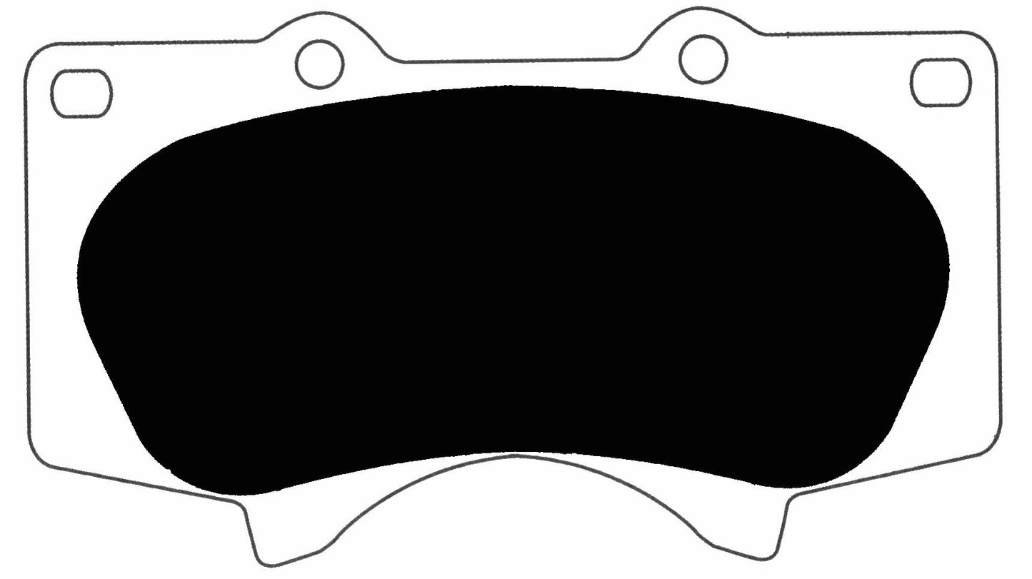 Porterfield Brake Pads for 2015 TOYOTA TACOMA 2WD 6 Lug