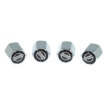 Load image into Gallery viewer, Chrome Valve Stem Tire Caps, Style: Nissan