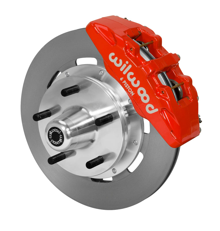 Wilwood kit front wwe pro spindle DP6 5X5.00 hub 12.19 rotor red