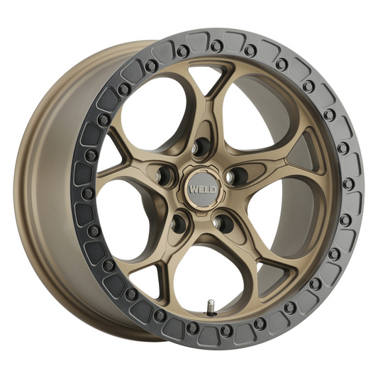 Weld Ledge 20x12 / 5x127 / 4.75 BS / 71.5 HB - Satin Bronze - Non-BL Wheel