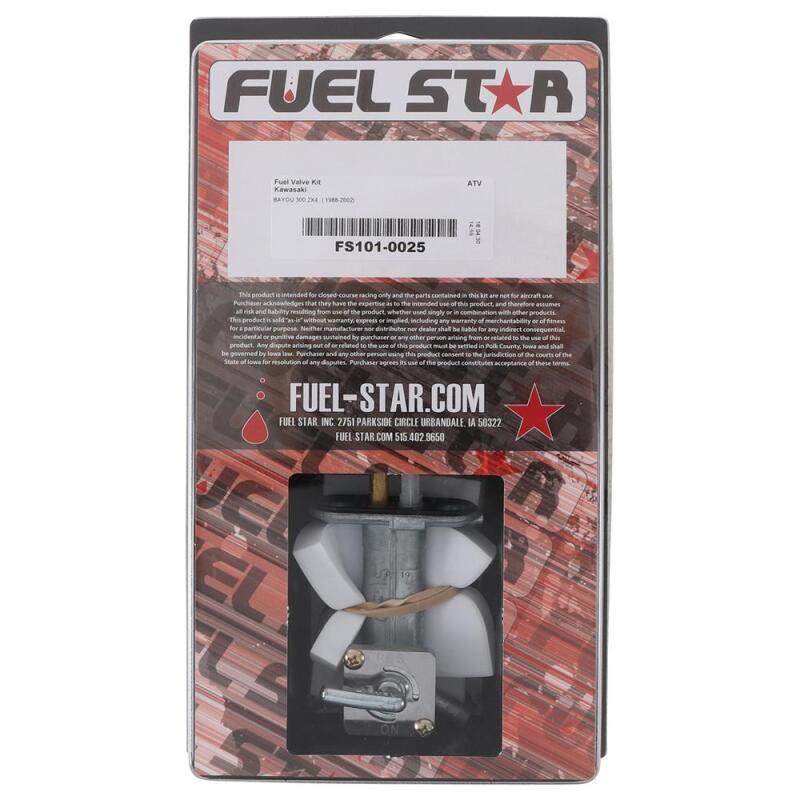 All Balls Racing 88-00 KLF 300 B Bayou 2x4 Fuel Valve Kit