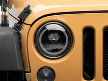 Load image into Gallery viewer, Raxiom 07-18 Jeep Wrangler JK Axial Series 7-In Dragon Eye LED Headlights- Blk Housing (Clear Lens)