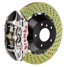 Load image into Gallery viewer, Brembo 95-99 M3 Front GTR BBK 4 Piston Billet 365x29 2pc Rotor Drilled- Nickel