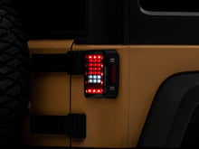 Load image into Gallery viewer, Raxiom 07-18 Jeep Wrangler JK Axial Series LED Tail Lights- Blk Housing (Clear Lens)