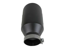 Load image into Gallery viewer, aFe Power Universal 5in Inlet 8in Outlet MACH Force-XP Clamp-On Exhaust Tip - Black