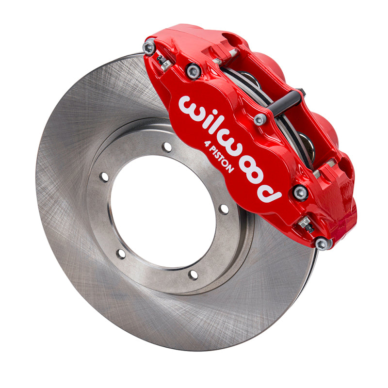 Wilwood kit front FNSL4R PORS 911 1984- 89 3.5 MT 11.10X.95 rotor red W/LINES