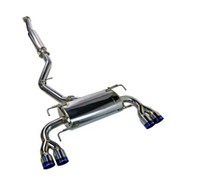 Load image into Gallery viewer, Remark 08-14 Subaru WRX STi GR Hatch Sports Touring Cat-Back Exhaust - Burnt Quad Tips (Resonated)