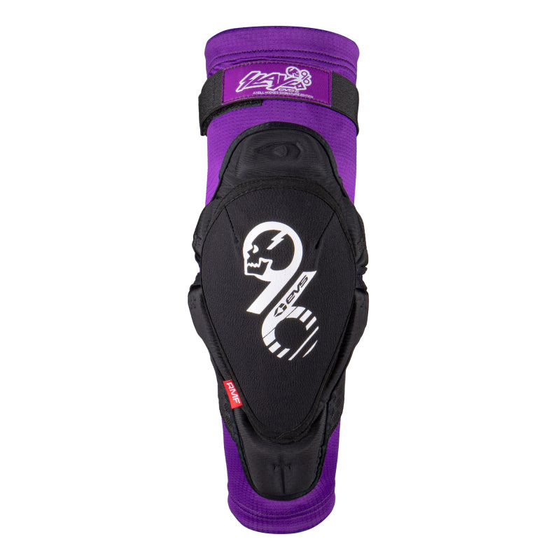 EVS Slayco96 Knee Guard Pair Purple/Black - Youth