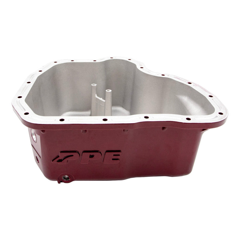 Wehrli 11-16 GM Duramax WCFab X PPE High Capacity Aluminum Oil Pan - Sparkle Granny Smith