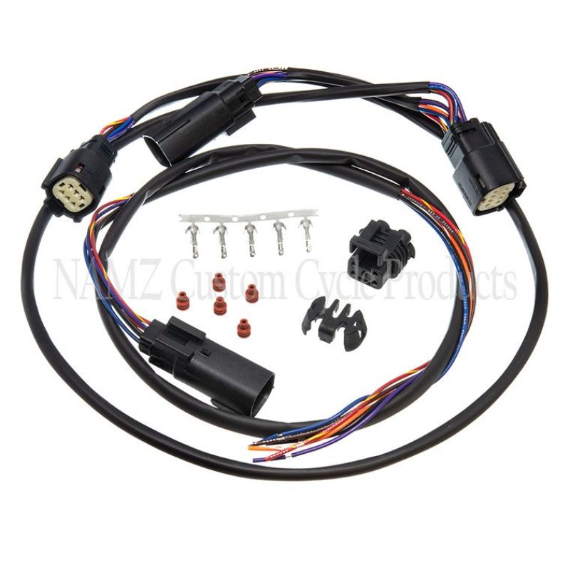 NAMZ 09-13 Street/Road Glides CVO ONLY Plug-N-Play Complete Tour Pack Wiring Kit (2014+ TP Retrofit)