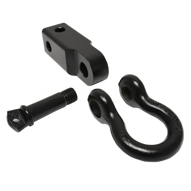 Superwinch Receiver Shackle Bracket - Fits 2i Class III/IV Hitch Receiver Rated at 10k Lbs