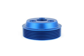 Perrin Lightweight Water Pump Pulley Blue WRX 15-21 / Forester 14-18 / Crosstrek 18-20 / Impreza 17-22 | PSP-ENG-111BL