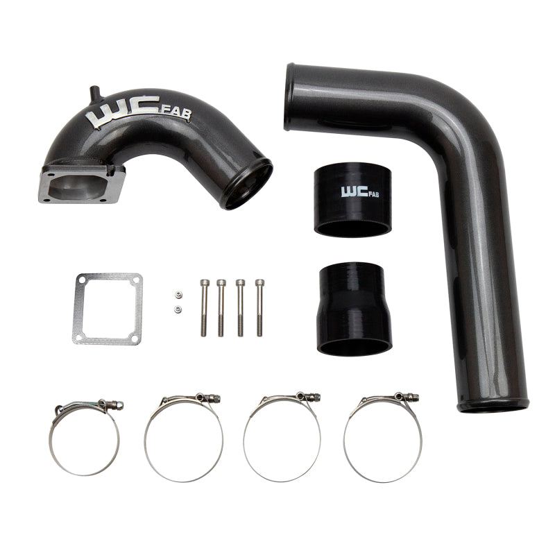 Wehrli 03-07 Dodge Cummins 5.9L 3.5in Intake Horn w/Driver IC Pipe - Illusion Purple