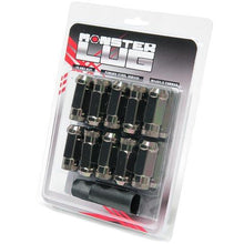 Load image into Gallery viewer, Wheel Mate Monster Locking Lug Nut Set of 4 - Black Chrome 14x1.50