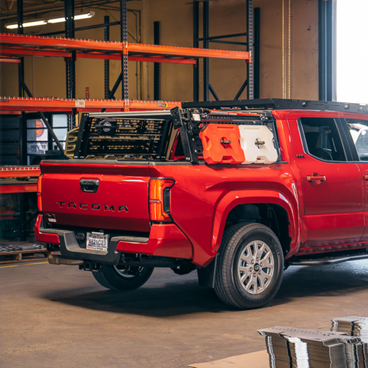 Cali Raised Overland Bed Rack For 2024+ Toyota Tacoma - Short Bed Low Profile Rack