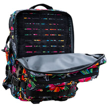 Load image into Gallery viewer, Functional interior view of the Combat Iron Apparel 25L Sack™ Original All-Day Molle Backpack with Pouch, showcasing organization.