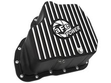 Load image into Gallery viewer, aFe POWER GM Diesel Trucks 01-10 V8-6.6L (td) Pro Series Engine Oil Pan Black w/ Machined Fins