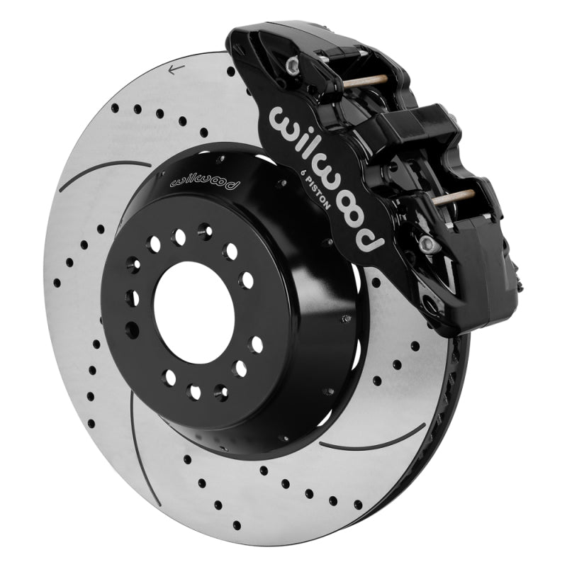 Wilwood kit front AERO6 wwe 2IN. drop alum pro spindle 15.00 rotor SRP