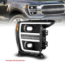 Load image into Gallery viewer, ANZO 21-23 Ford F150 LED Projector Headlight w/Switchback+Sequential - Black (Passenger Side Only)