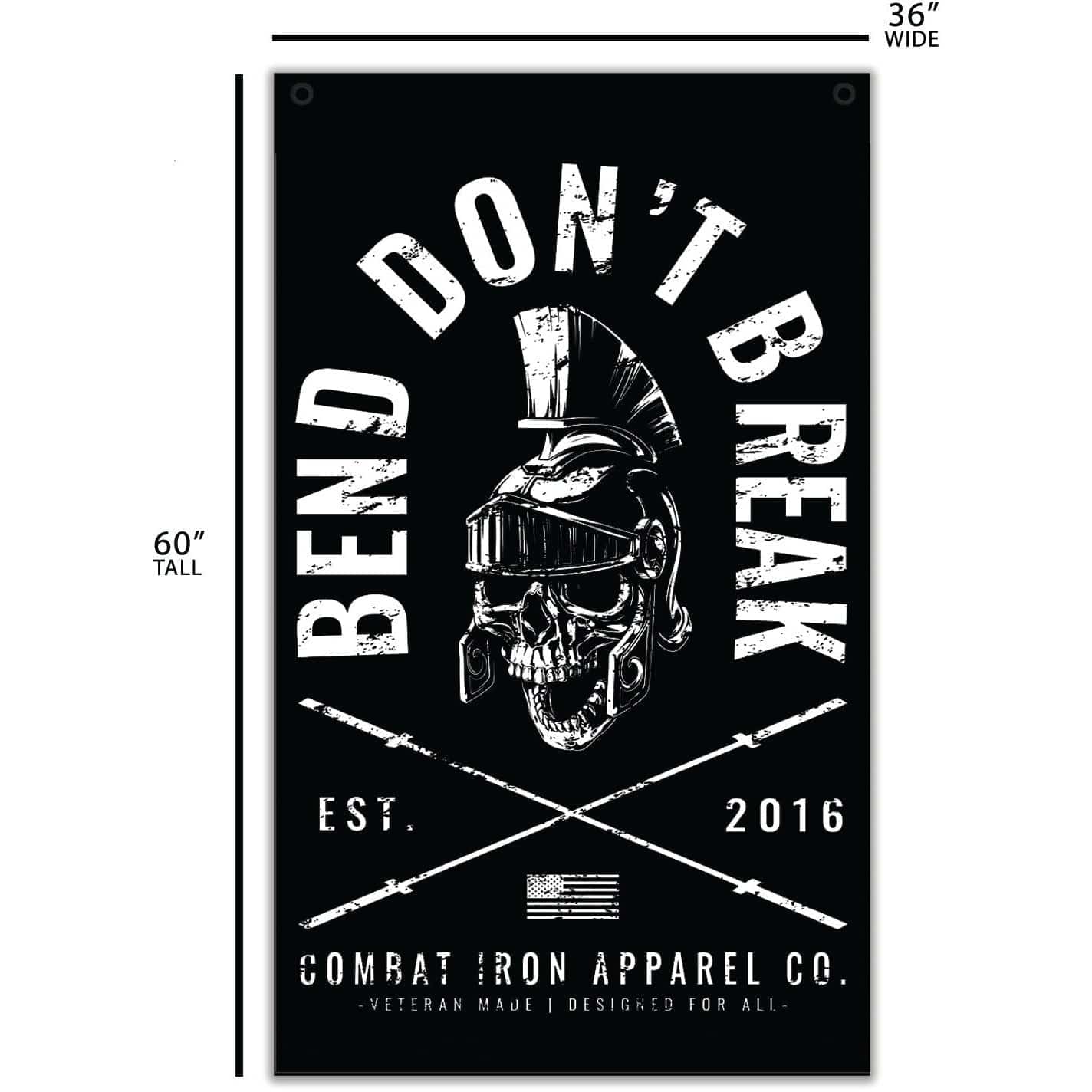 Bend Don't Break 3' X 5' Flag