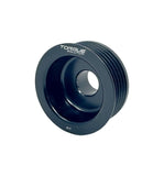 Torque Solution Lightweight Alternator Pulley (Black): Subaru EJ WRX 02-05 / STI 04-06