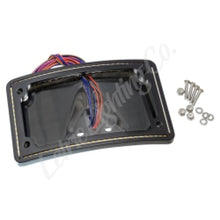 Load image into Gallery viewer, Letric Lighting 04-13 Sportster Perfect Plate Light Black Curved License Plate Frame