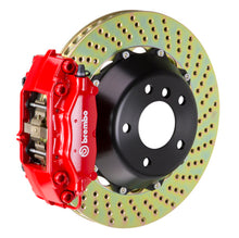 Load image into Gallery viewer, Brembo 97-04 Corvette C5 Rear GT BBK 4 Piston Cast 345x28 2pc Rotor Drilled-Red