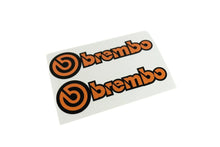 Load image into Gallery viewer, "Brembo" Brake Caliper High Temp Stickers - Custom Color Printed
