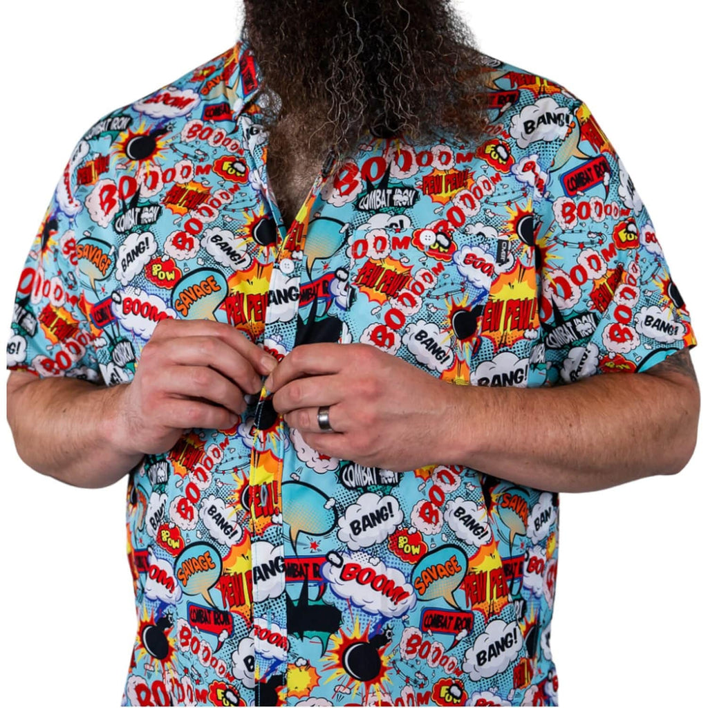 Men's Flex Button Up